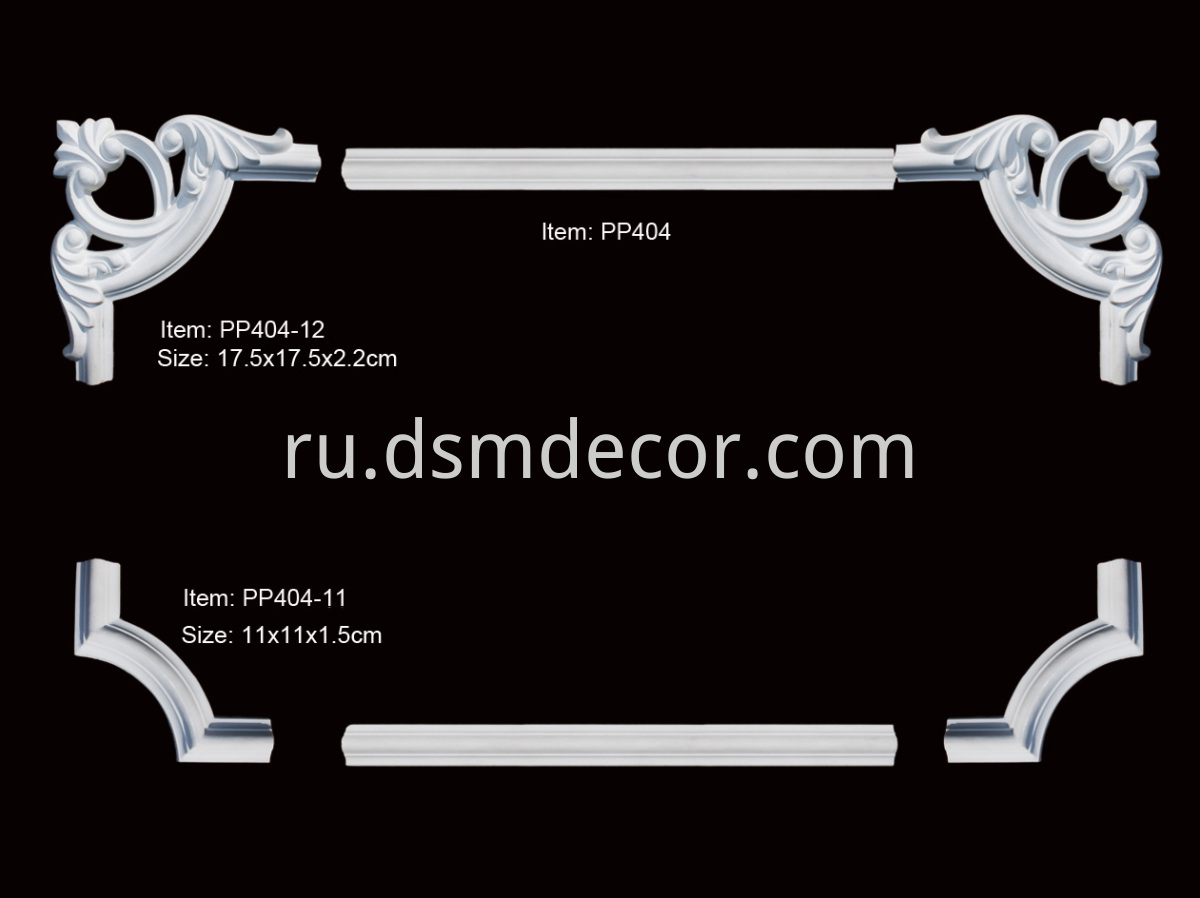 Рельсы для стульев и панельные молдинги Chair Rails and Panel Mouldings